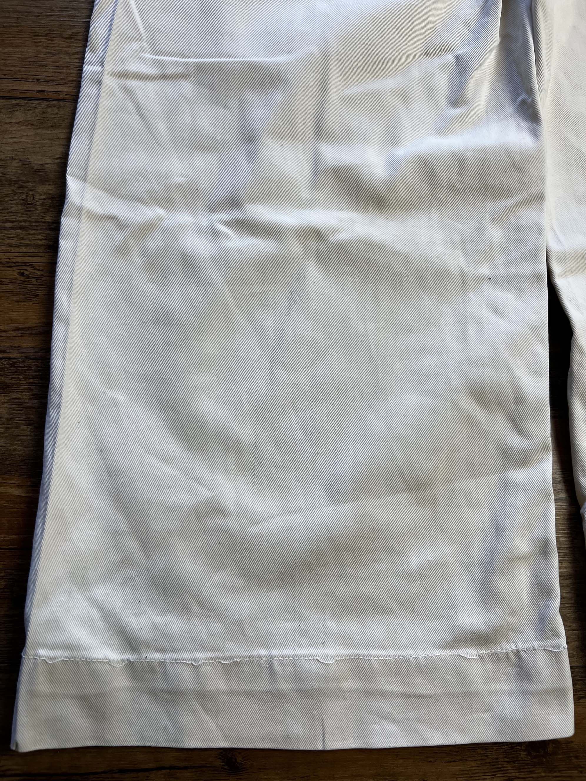 Vintage Vintage 1940's US Navy WWII Era White Cotton Sailor Pants Size US 28 / EU 44 - 17 Thumbnail