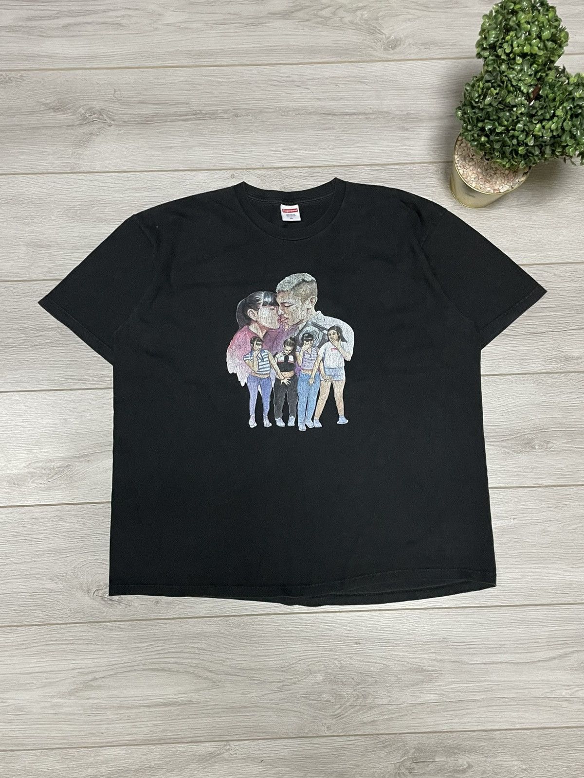 Supreme Supreme kiss tee shirt USA humor fun xxx eb0 Size US XL / EU 56 / 4 - 2 Thumbnail
