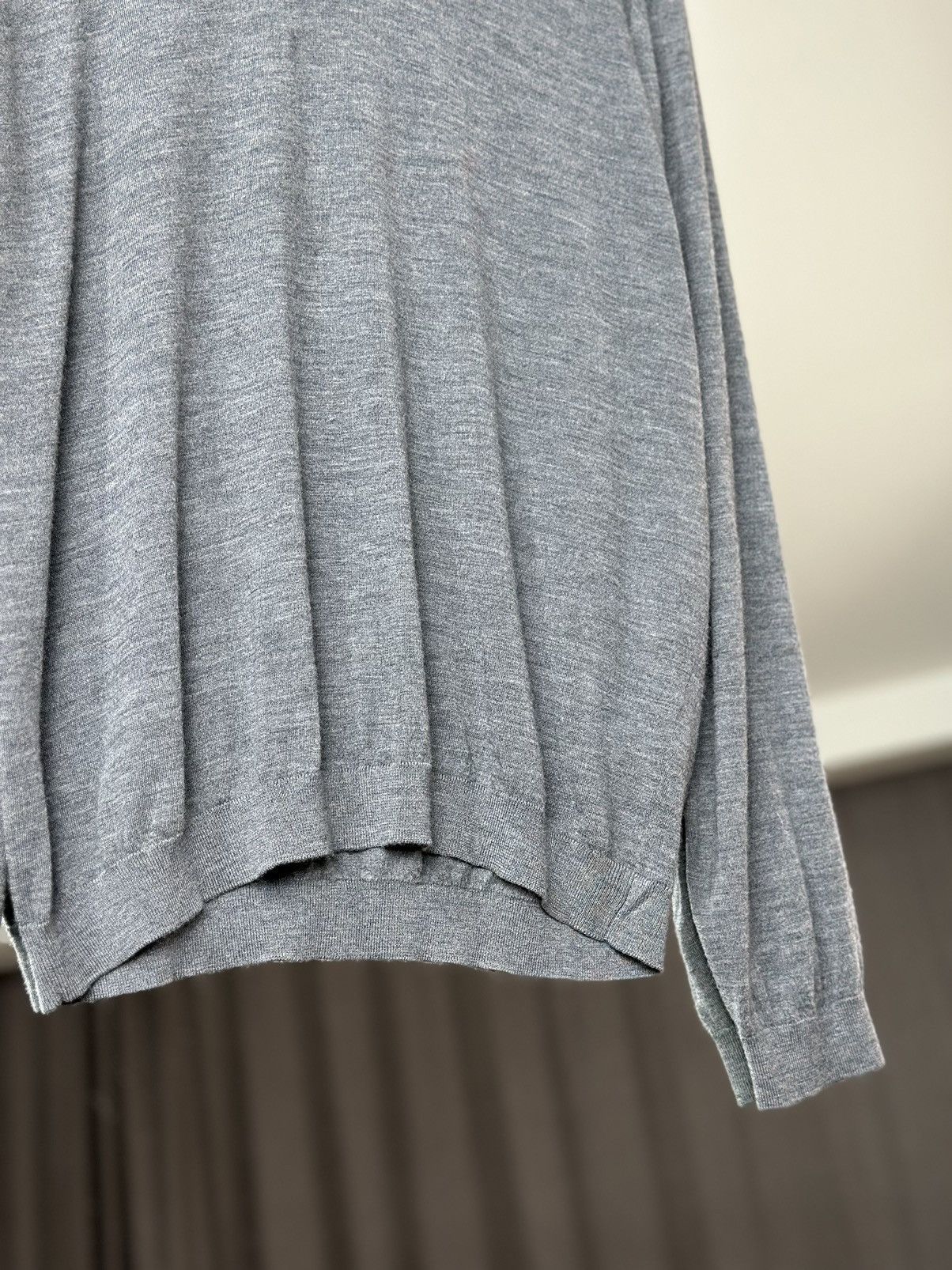 Brunello Cucinelli Mens Brunello Cucinelli 100% Cashmere grey sweater luxury Size US M / EU 48-50 / 2 - 4 Thumbnail
