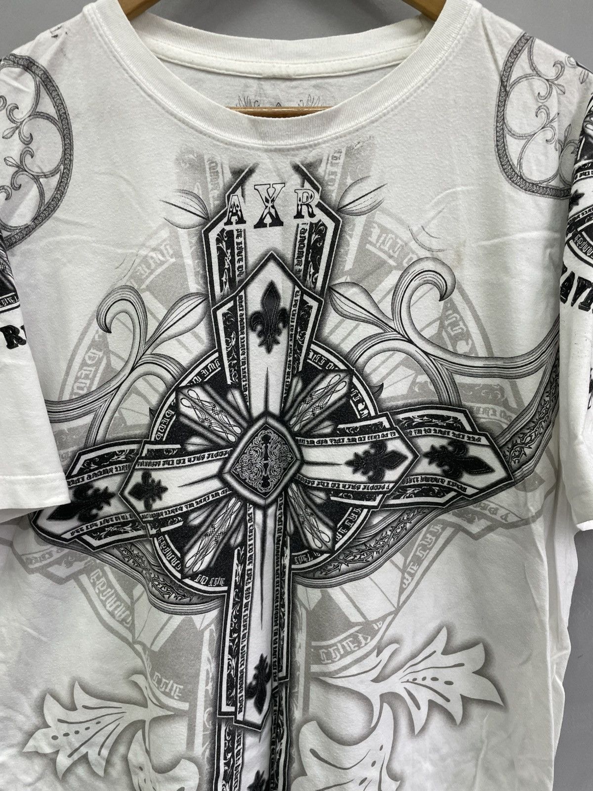 Affliction × Vintage Vintage Y2K Affliction Extreme Couture AOP T-Shirt - Large Size US XL / EU 56 / 4 - 5 Thumbnail