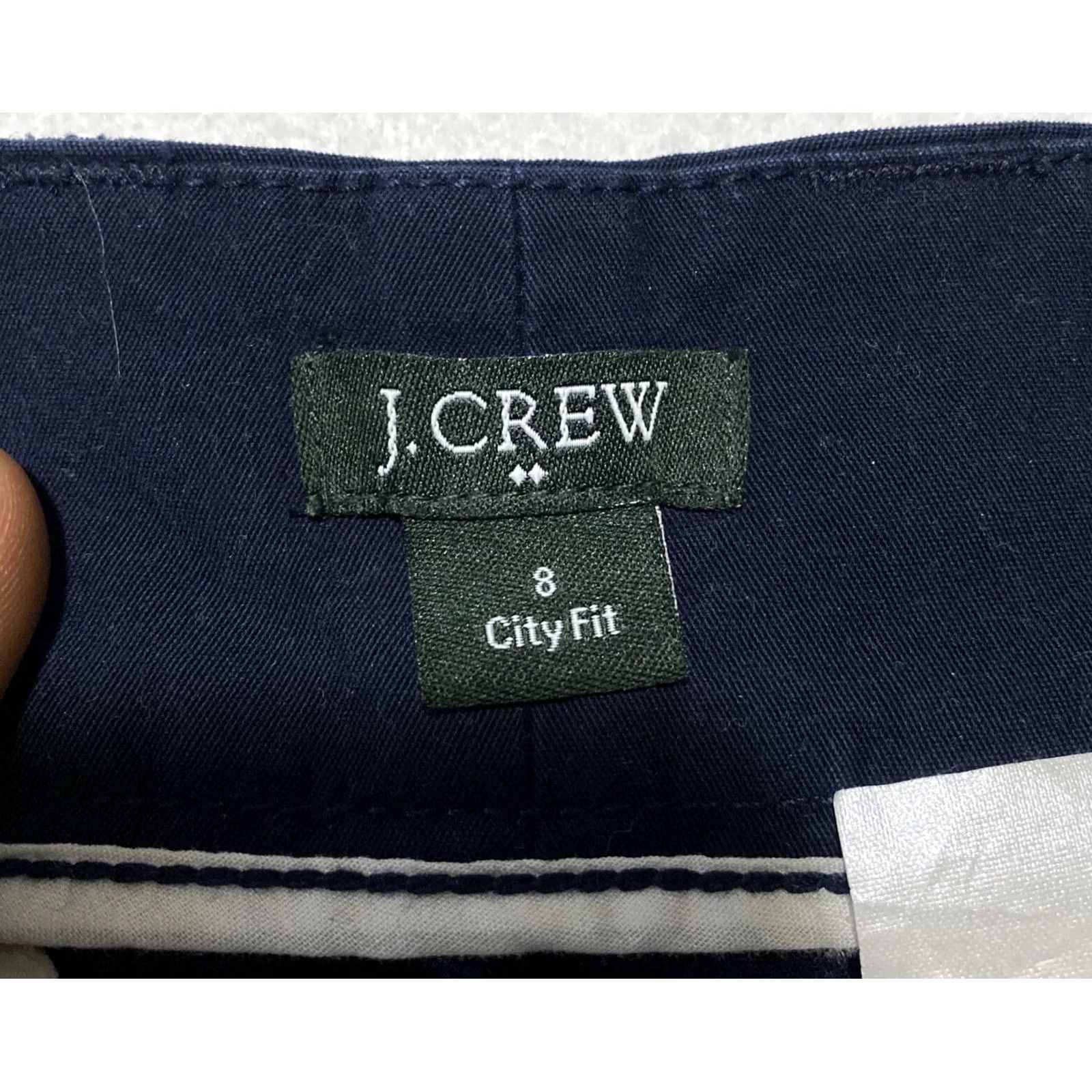 J.Crew J.CREW Shorts Womens Size 8 Navy Blue City Fit 100% Cotton / 29-37 Size 30" / US 8 / IT 44 - 4 Thumbnail