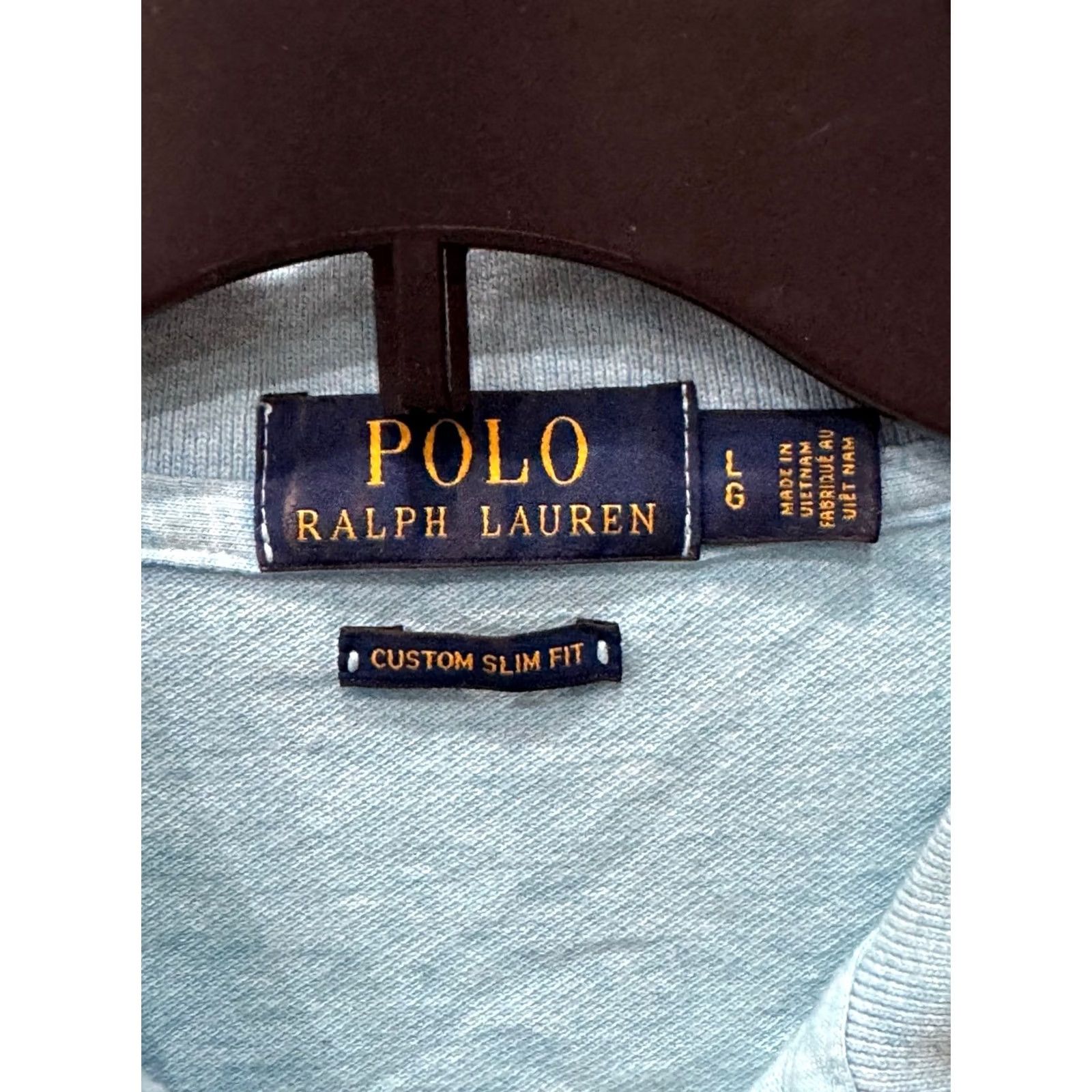 Ralph Lauren Ralph Lauren POLO Shirt Mens L Sky Blue Large Custom Slim POLO SHIRT Multicolor Long Sleeve Polo Shirt Size US L / EU 52-54 / 3 - 5 Thumbnail