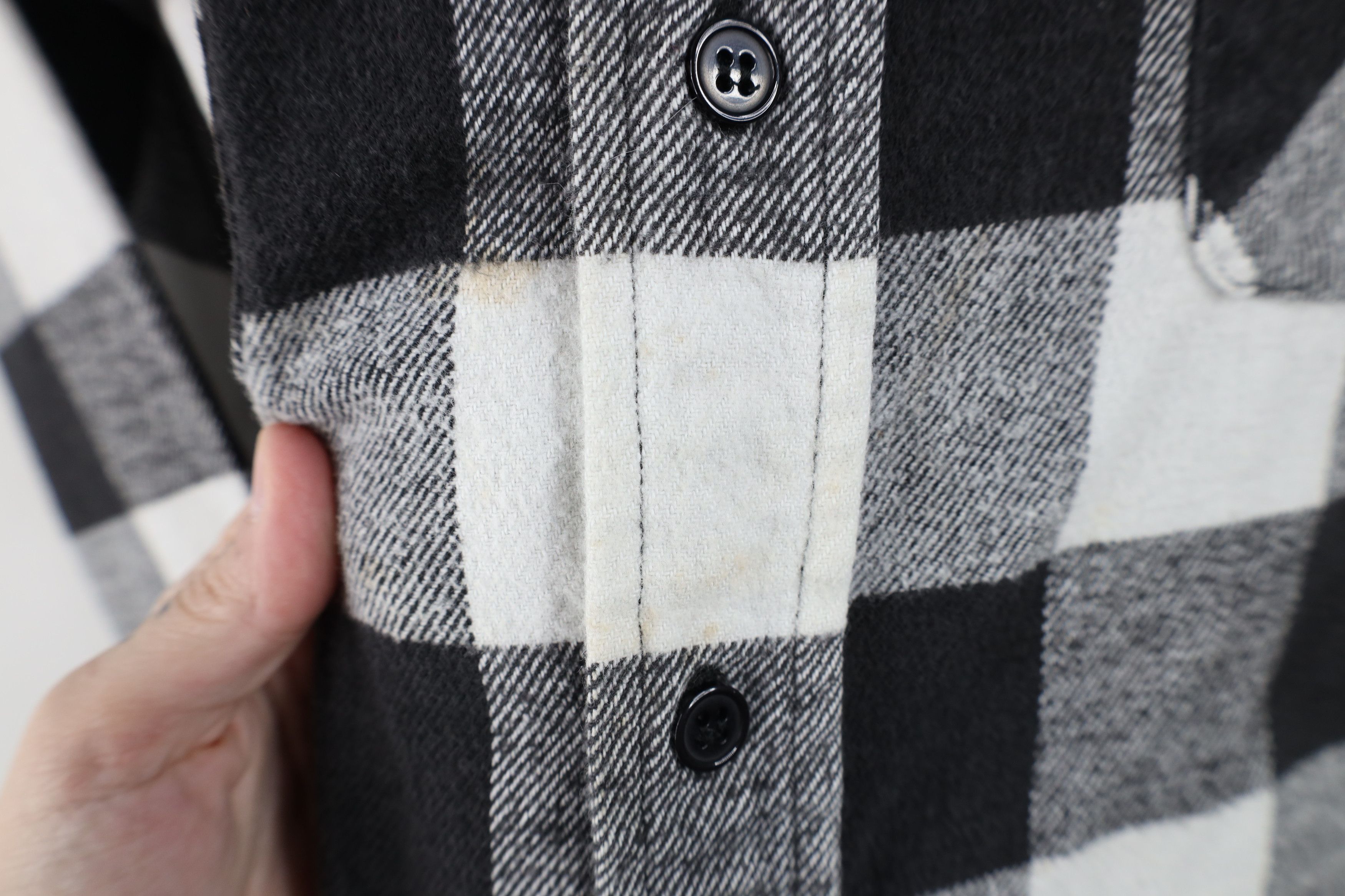 Dickies Vintage 90s Dickies Heavyweight Flannel Button Shirt Plaid Size US L / EU 52-54 / 3 - 8 Thumbnail