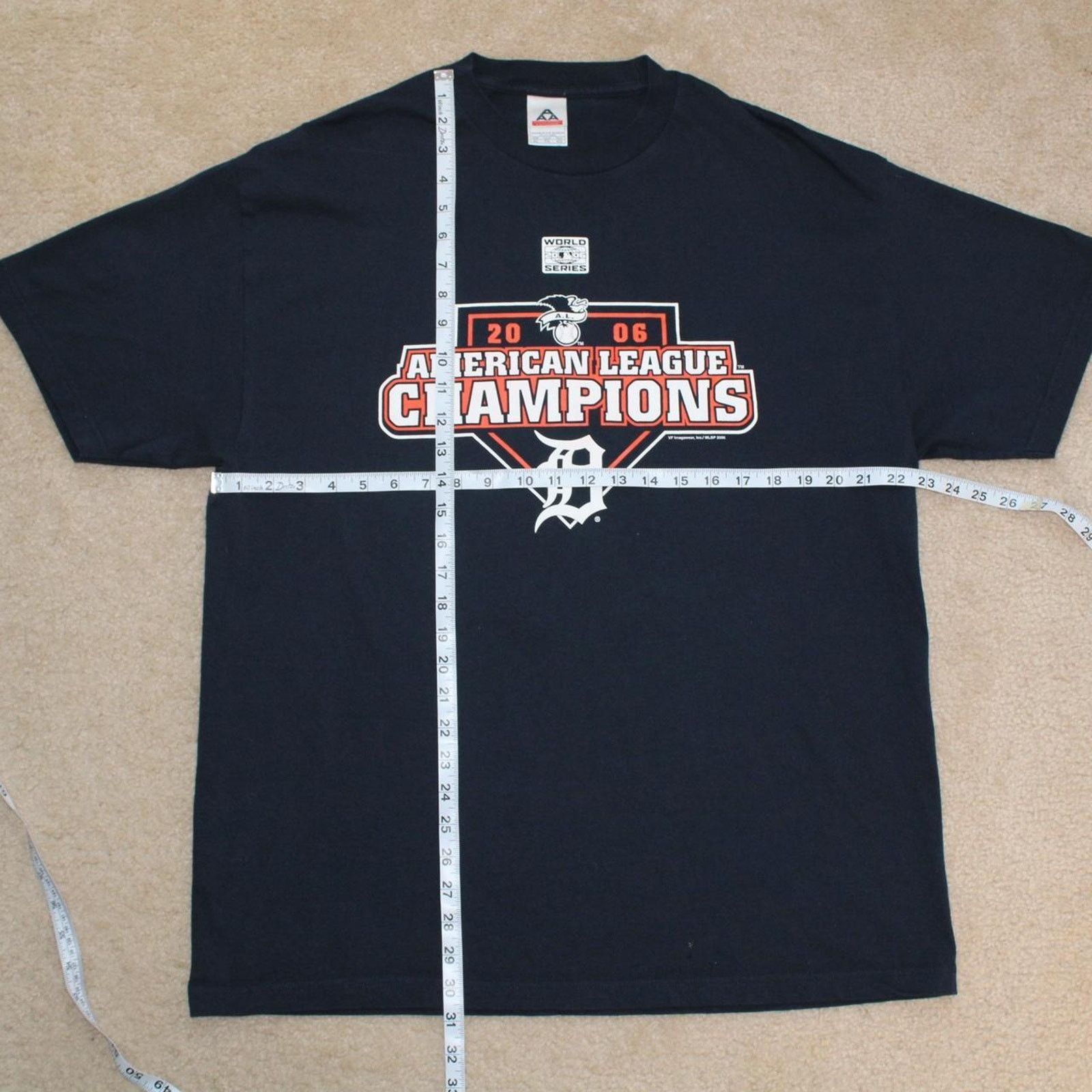 Other Black / Orange Vintage Y2K 2006 Detroit Tigers Graphic Tee Size US XL / EU 56 / 4 - 2 Thumbnail