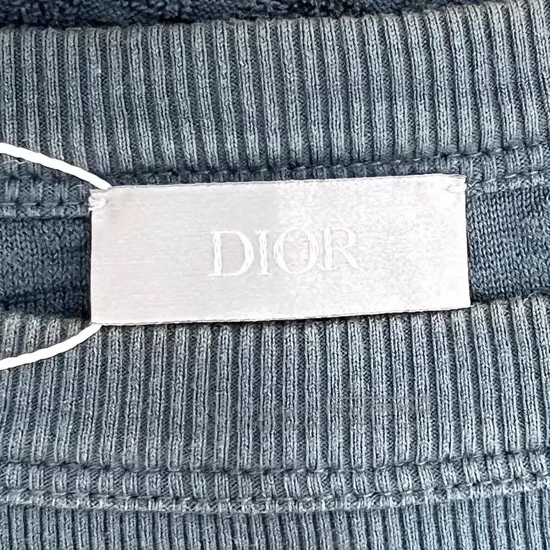 Dior Dior Dark blue logo plush full print cotton round-neck sho Size US S / EU 44-46 / 1 - 5 Thumbnail