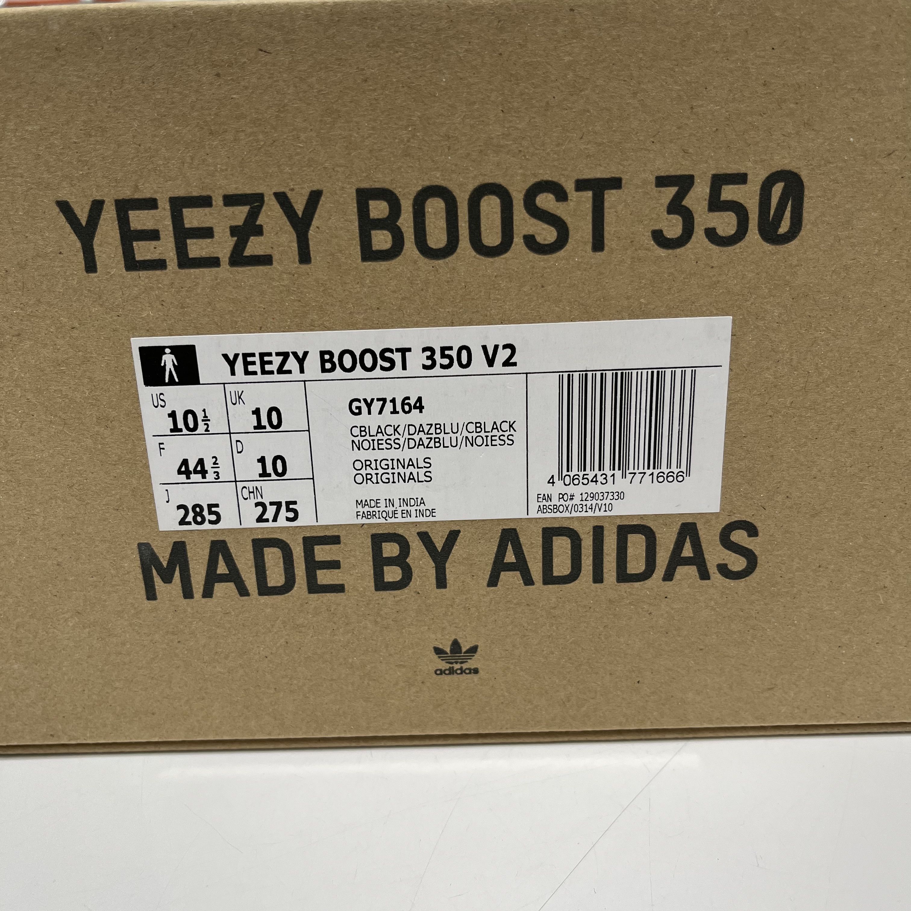 Adidas Adidaaas Yeezy Boost 350 V2 Dazzling Blue Size US 10.5 / EU 43-44 - 8 Thumbnail