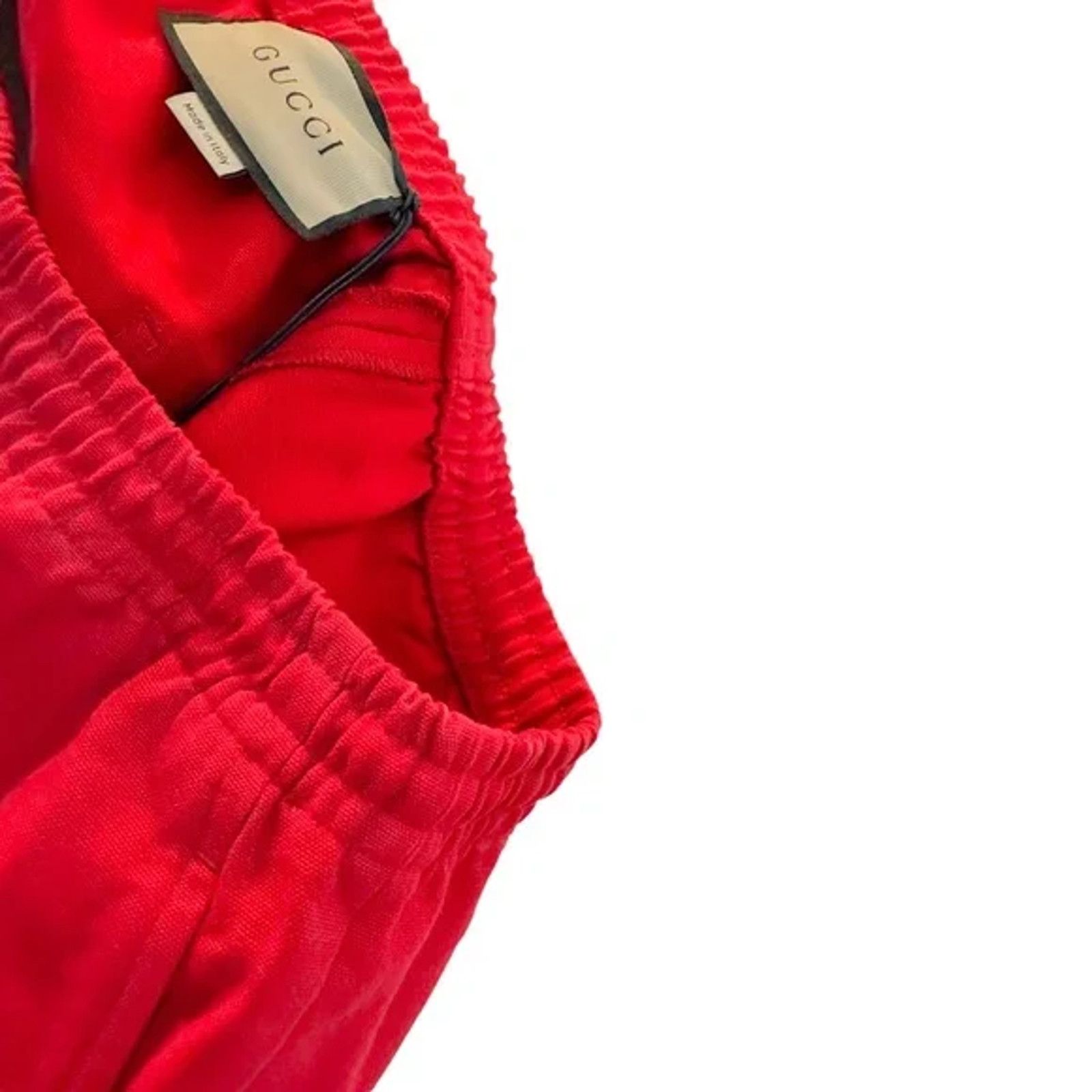 Gucci Gucci Men's Red Canvas Cotton Shorts Size US 30 / EU 46 - 2 Thumbnail