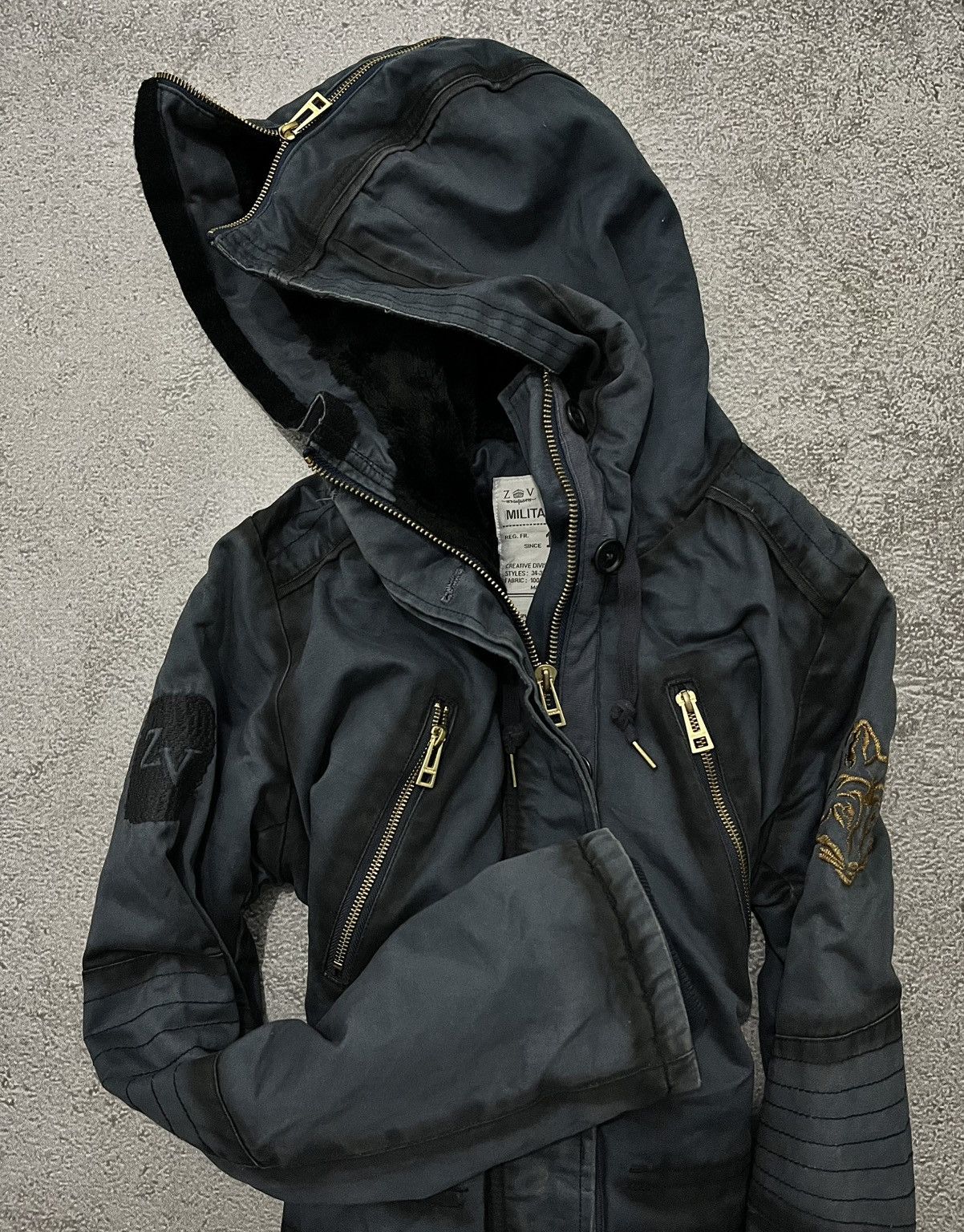 Zadig & Voltaire Vintage Zadig & Voltaire Bondage Punk Jacket Size US L / EU 52-54 / 3 - 3 Thumbnail