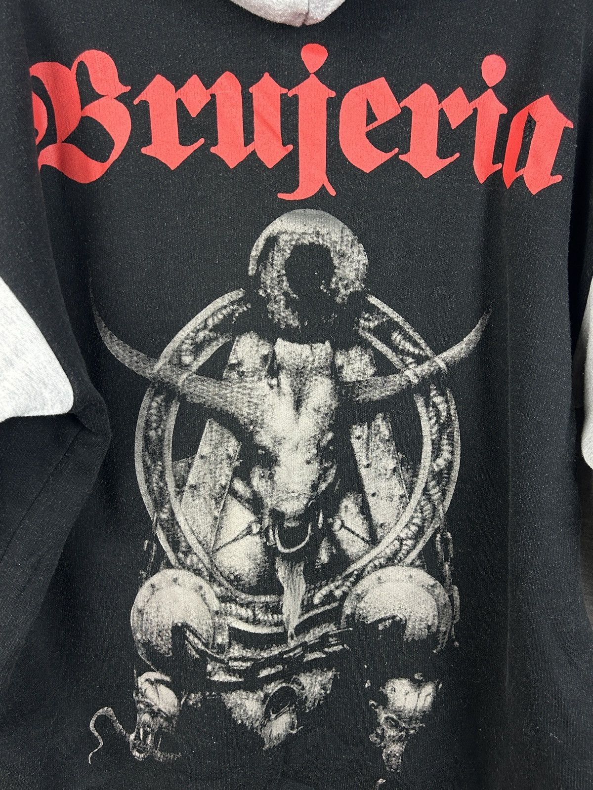 Band Tees 90s Vintage Brujeria Band Baphomet Back Logo Hoodie Size US M / EU 48-50 / 2 - 2 Thumbnail