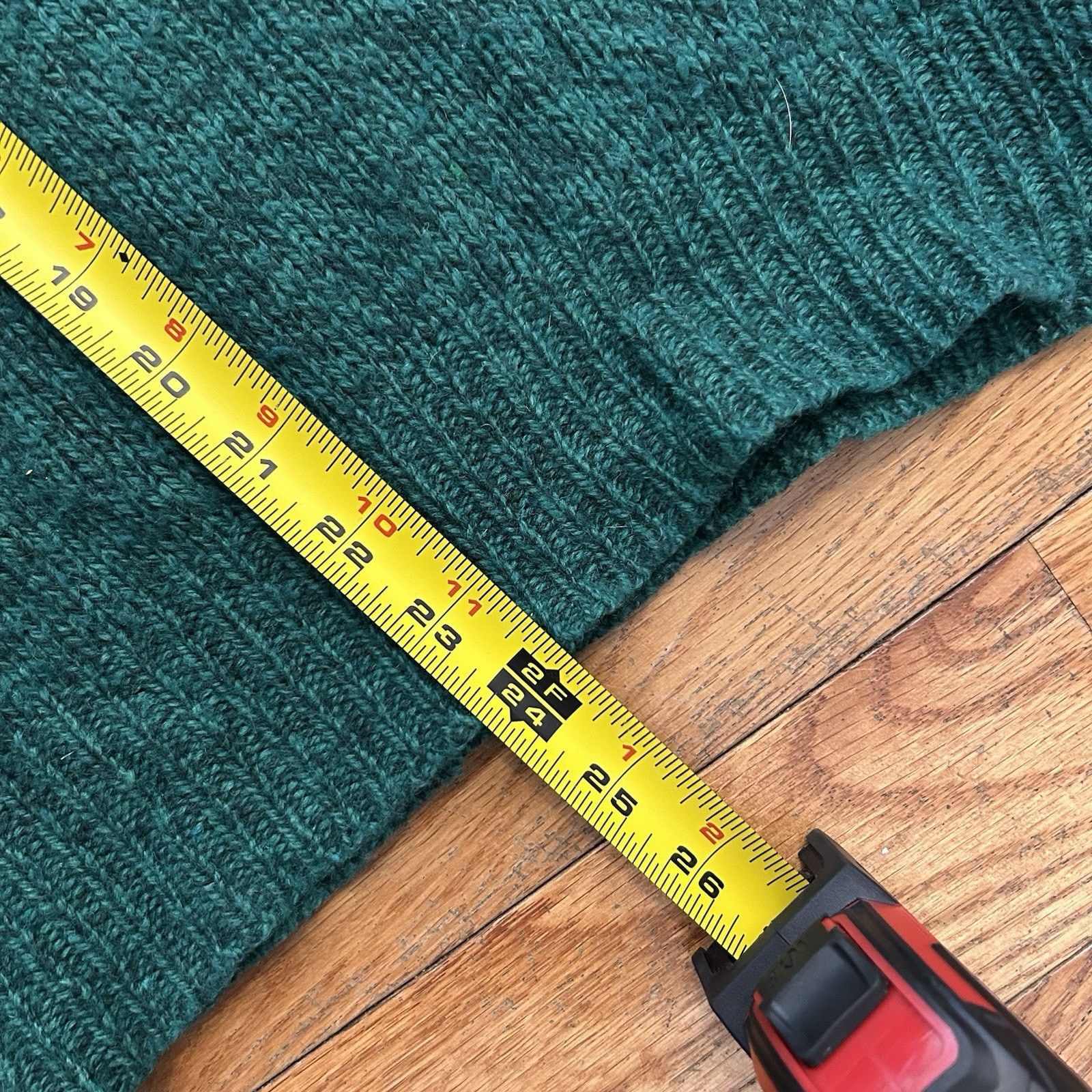 L.L. Bean Vintage 80s Ll Bean Wool Heavy Knit Green Sweater Vest Large Size US L / EU 52-54 / 3 - 5 Thumbnail