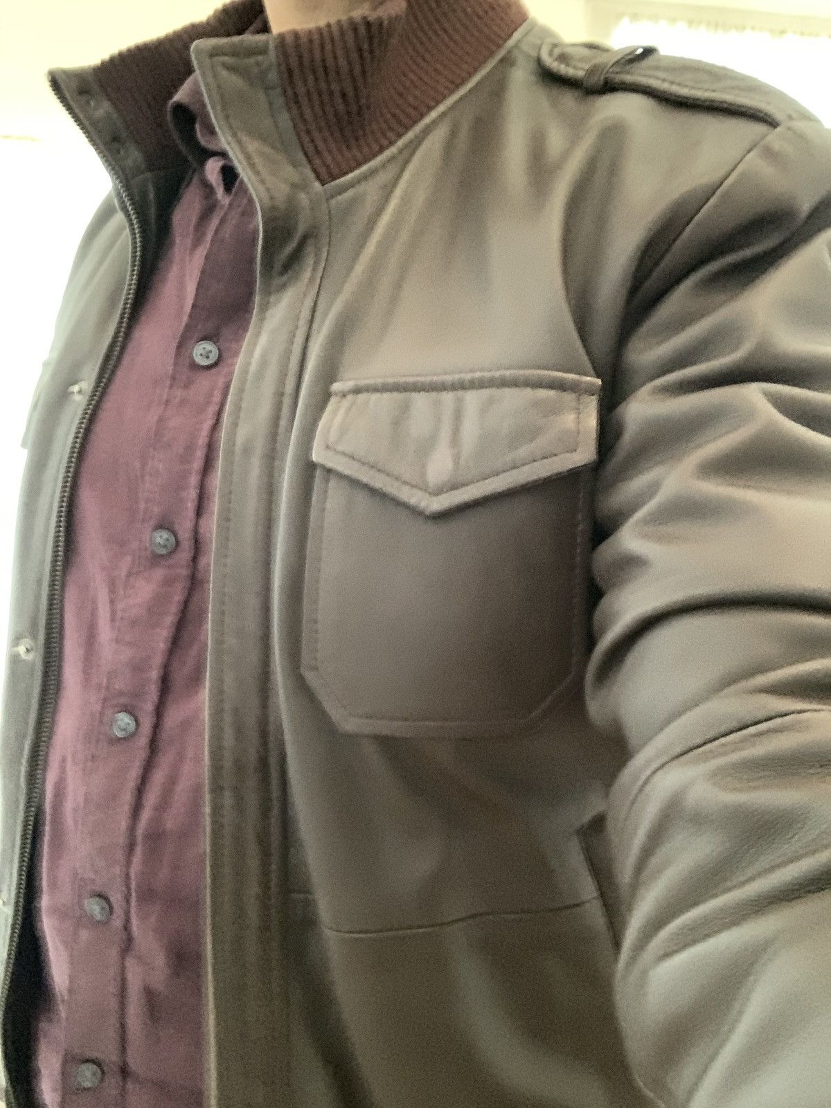 Other Bleu Leathers bomber jacket Size US L / EU 52-54 / 3 - 6 Thumbnail