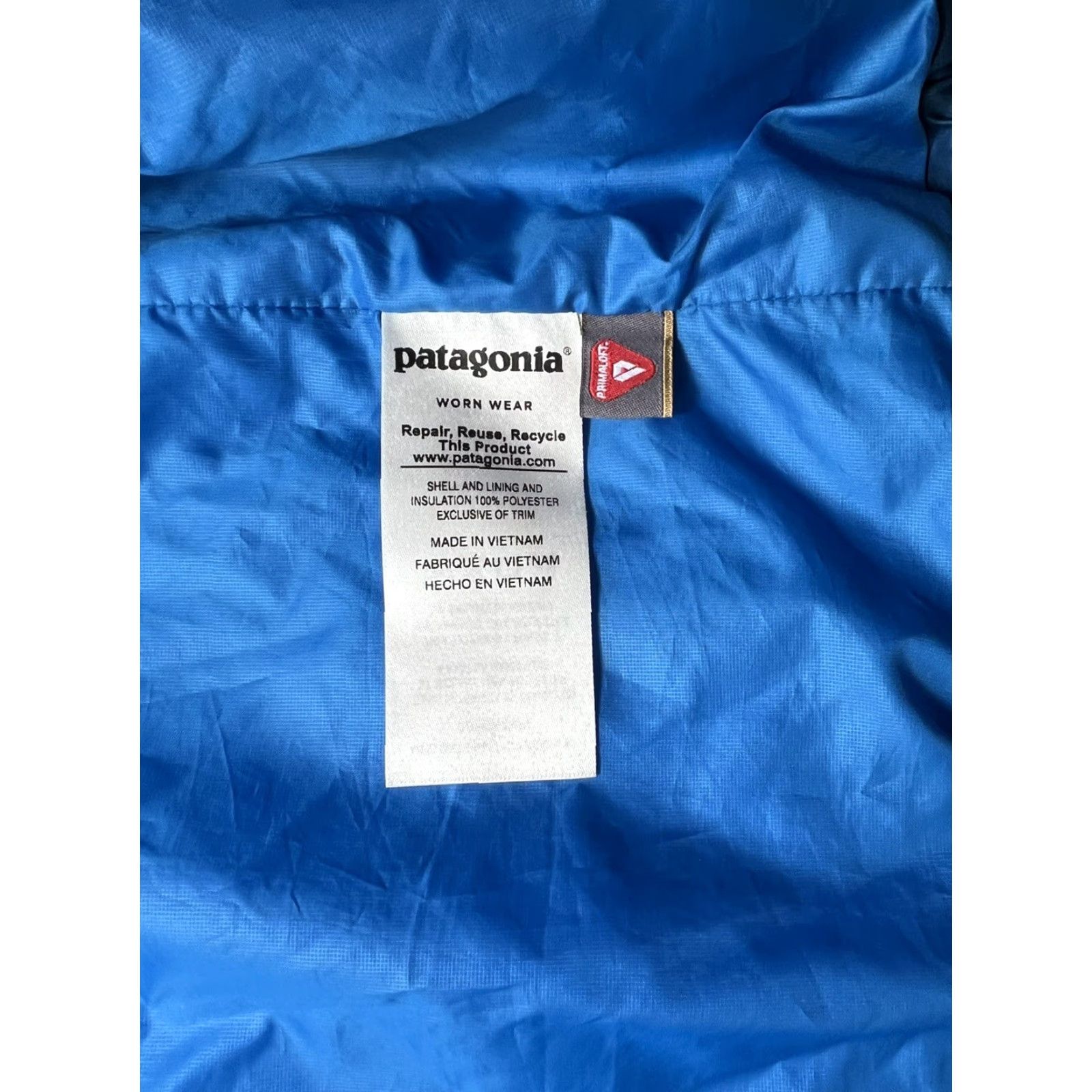 Patagonia Patagonia Nano Puff Jacket Men XXL PrimaLoft Full Zip Blue solid Long Coat/Outer Puffer Jacket Regular Fit with Logo 84212FA19 Marmot? Size US XXL / EU 58 / 5 - 7 Thumbnail