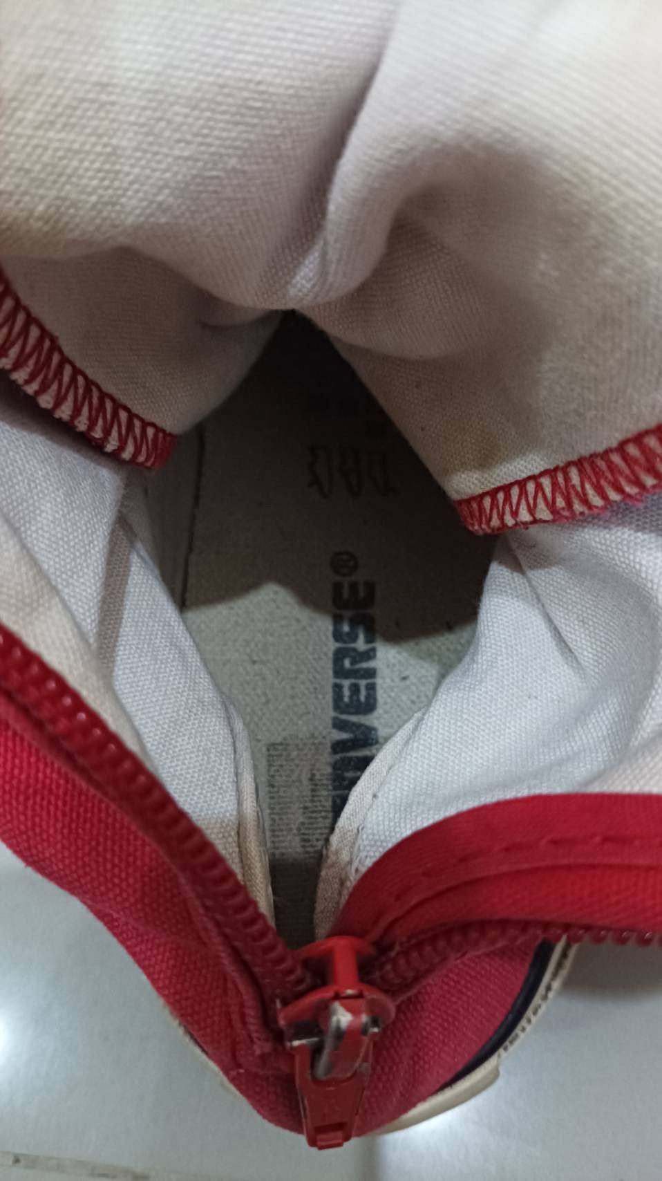 Converse × Vintage Converse All Star Chuck Taylor Knee High Y2K Red Tall Size US 7 / EU 40 - 9 Thumbnail