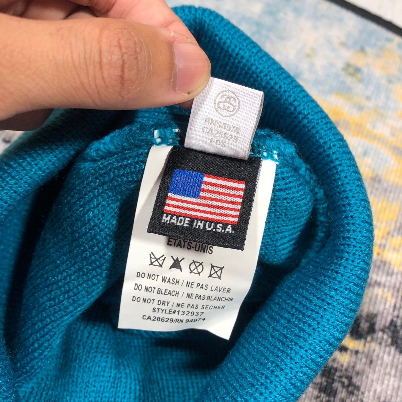 Stussy × Vintage Stussy FA19 SS-LINK Cuff Beanie Size ONE SIZE - 5 Thumbnail