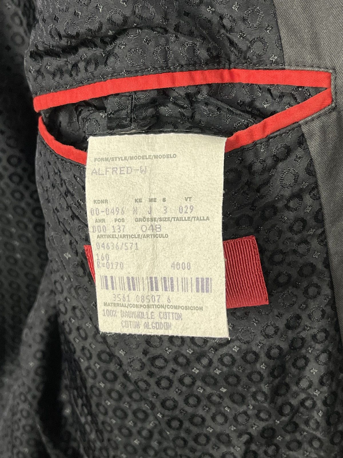 Hugo Boss Hugo Boss Alfred-W Vintage Dark Grey Blazer Jacket Size 48 Size US M / EU 48-50 / 2 - 16 Thumbnail