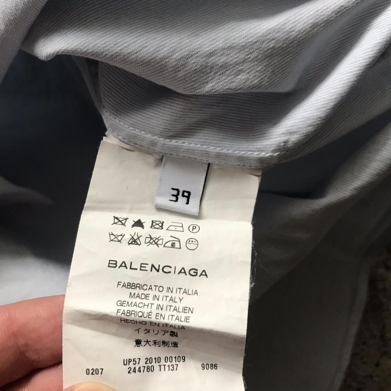 Balenciaga Balenciaga Striped Shirt Size US S / EU 44-46 / 1 - 3 Thumbnail