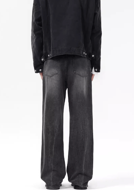 Japanese Brand × Jean Lightning pattern loose straight Cleanfit washed jeans Size US 32 / EU 48 - 6 Thumbnail