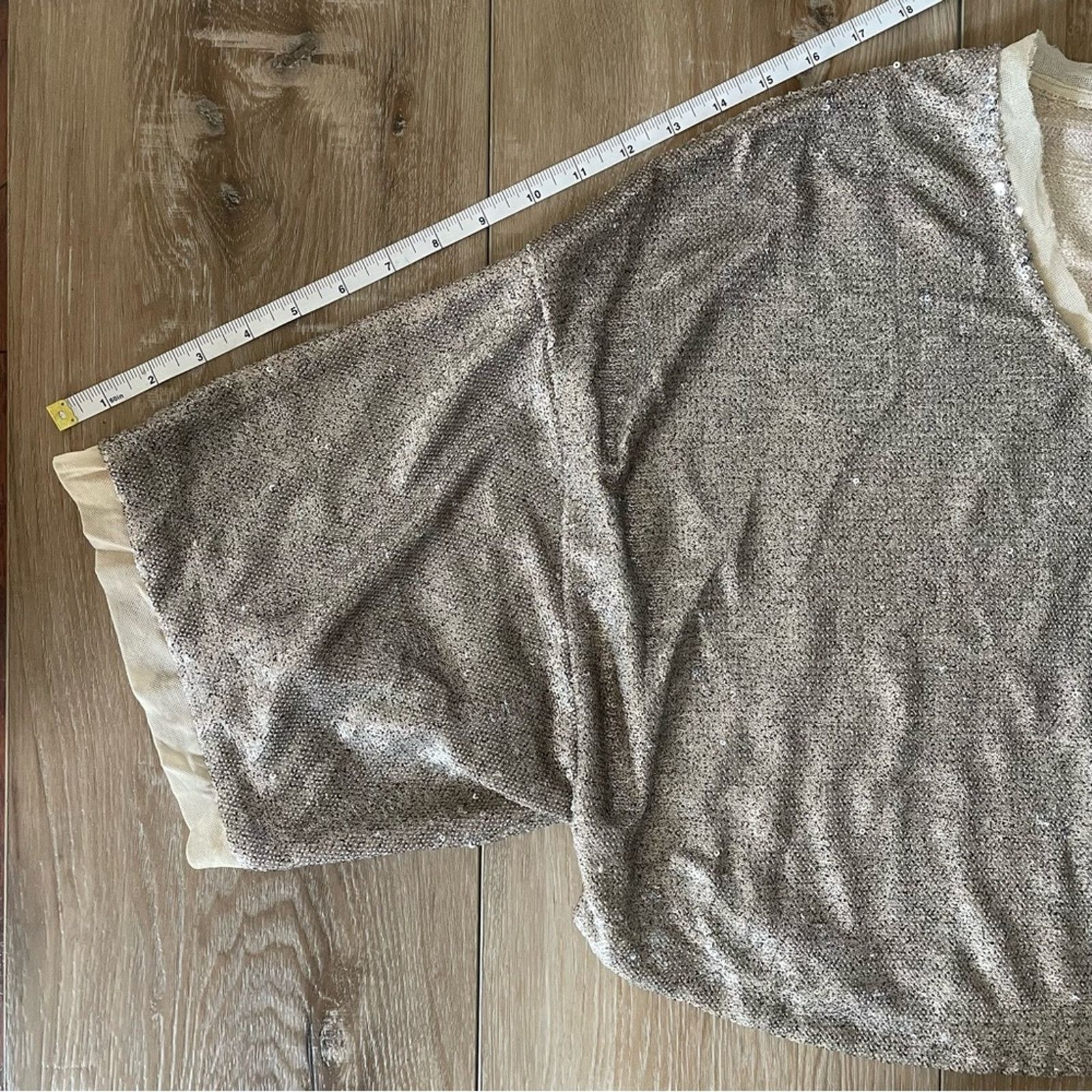 Free People Free People Champagne Dreams Sequin Top Size S / US 4 / IT 40 - 13 Thumbnail