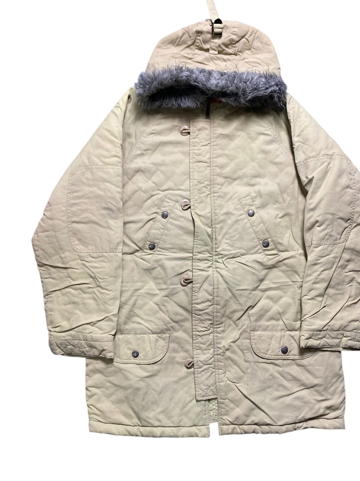 Gap VINTAGE GAP JACKET PUFFER HODDIE FUR Size US XL / EU 56 / 4 - 5 Thumbnail