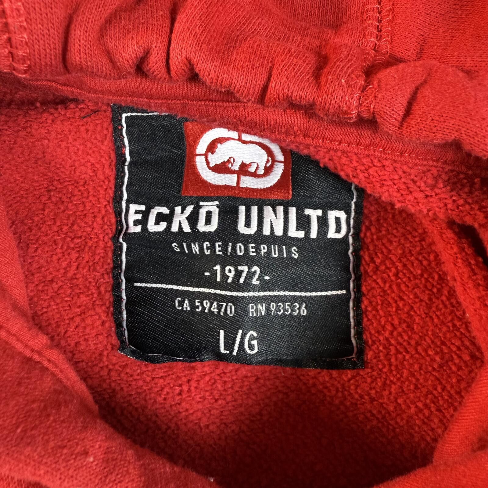 Ecko Unltd. Y2K Ecko Unltd Red Pullover Hoodie Large Size US L / EU 52-54 / 3 - 4 Thumbnail