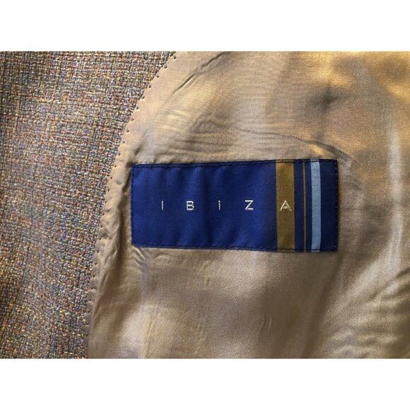 Other Ibiza men's 48%wool 32%silk 20%linen sport coat blazer 46R Size 46R - 9 Thumbnail