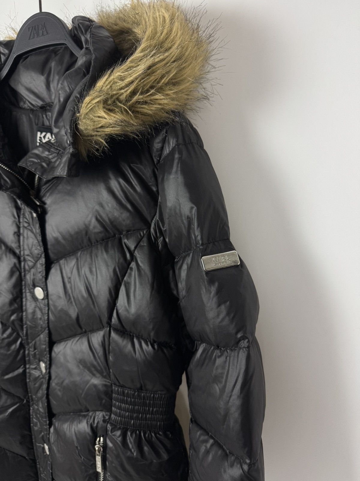 Karl Lagerfeld Karl Lagerfeld Down Puffer Women’s Jacket Size L / US 10 / IT 46 - 6 Thumbnail