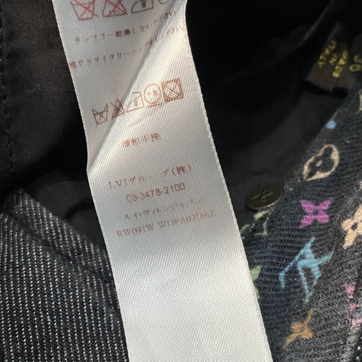 Louis Vuitton Louis Vuitton Monogram Denim Size 25" / US 0 / IT 36 - 6 Thumbnail