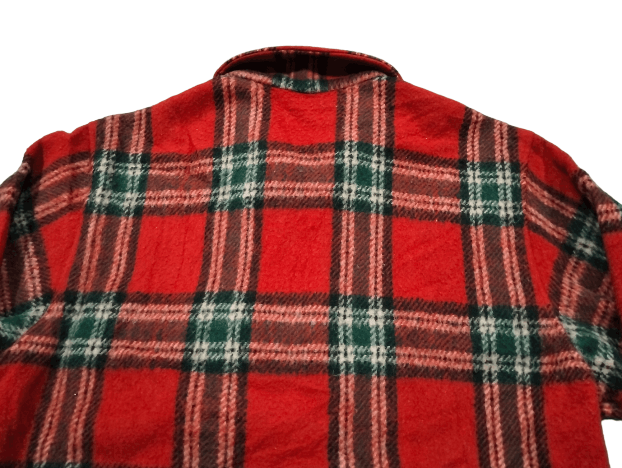 Oshkosh Oshkosh B Gosh Wool Red Tartan Zipper Jacket Size US L / EU 52-54 / 3 - 13 Thumbnail