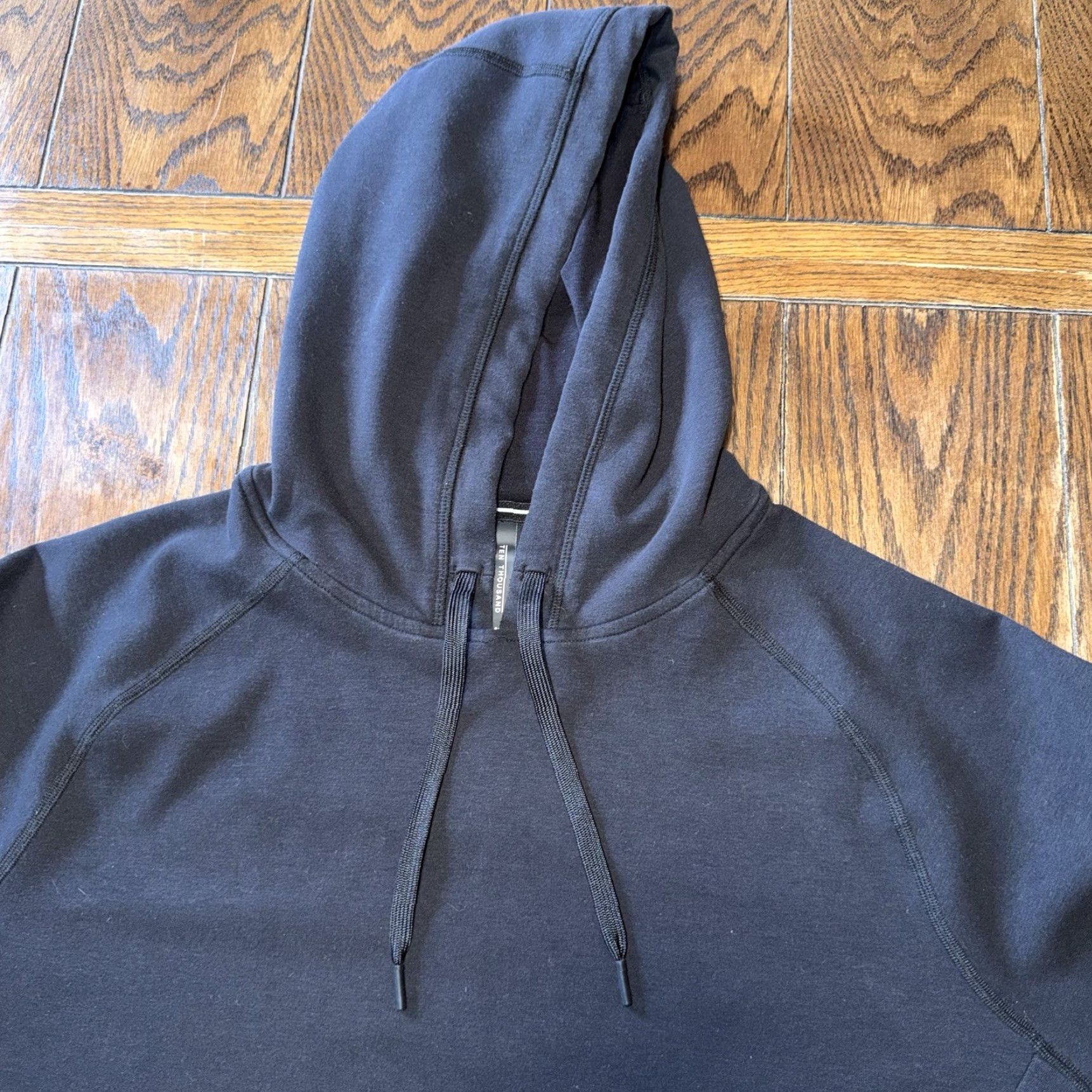 Ten Thousand Ten Thousand Merino Wool Tech Hoodie Sweatshirt Medium Black Outdoor Base Layer Pullover Hooded Pockets Stretch Logo Men M Size US M / EU 48-50 / 2 - 3 Thumbnail