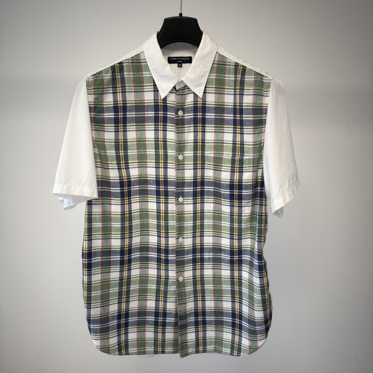 Comme des Garcons S/S 05 Madras Check Front Panel Shirt Size US M / EU 48-50 / 2 - 1 Thumbnail
