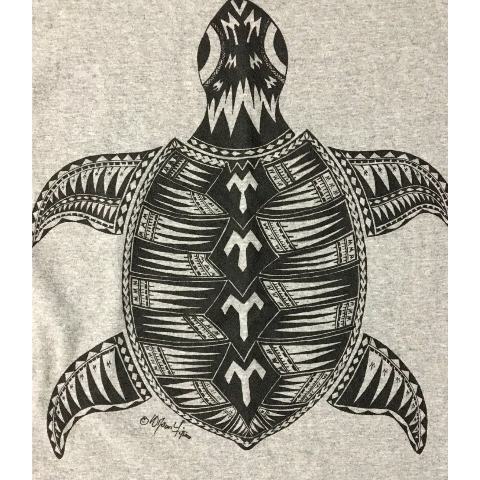 Vintage VINTAGE Turtle & Shark All Over Print Shirt M Gray / Gray M NS Size US M / EU 48-50 / 2 - 4 Thumbnail