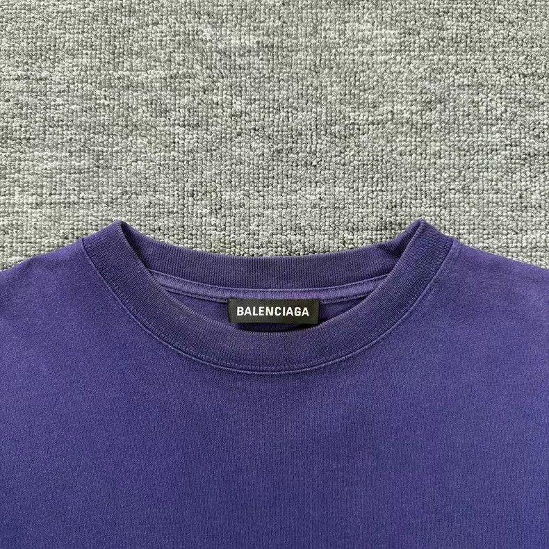 Balenciaga Purple Coke Short Sleeves