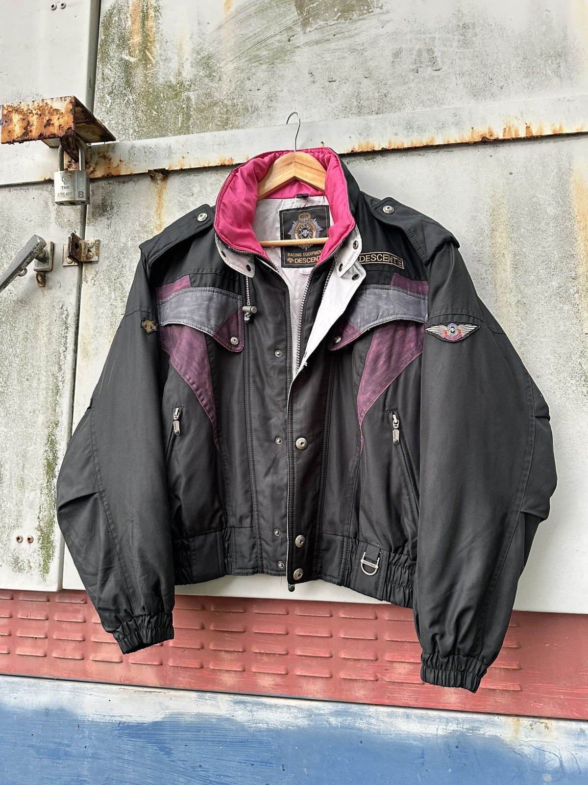 Vintage 👹Vintage Descente Racing Ski Bomber Jacket Size US M / EU 48-50 / 2 - 7 Thumbnail