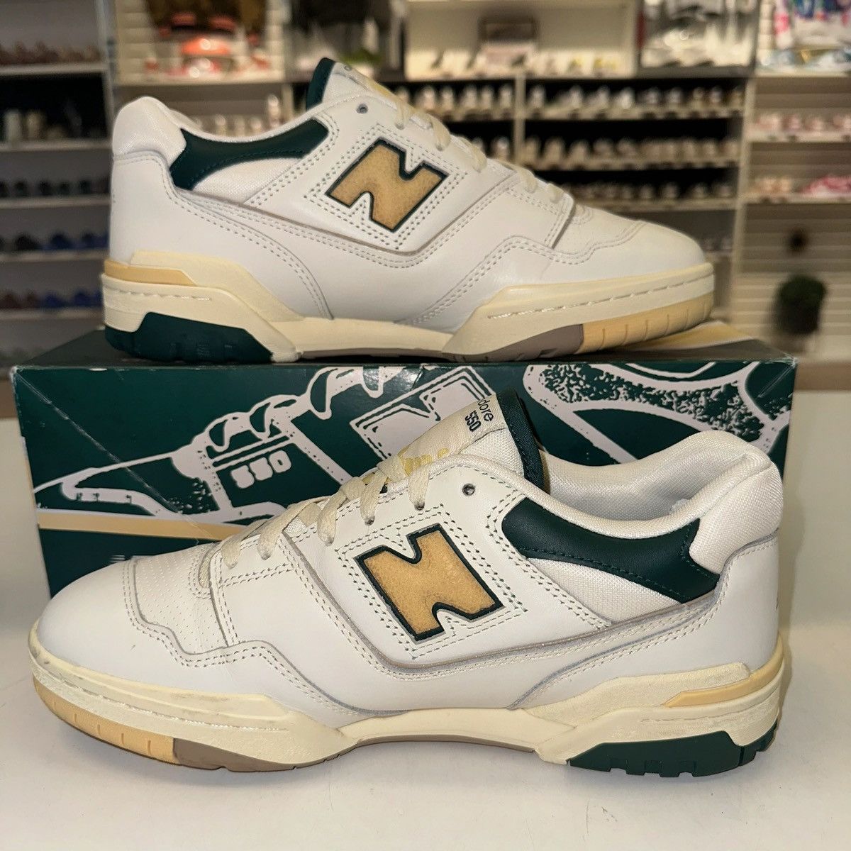 New Balance Size 8 - New Balance x Aimé Leon Dore 550 - Green Yellow Size US 8 / EU 41 - 2 Thumbnail