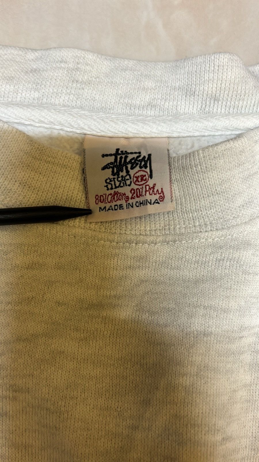 Stussy × Vintage VTG SWEATSHIRT STUSSY Size US XL / EU 56 / 4 - 3 Thumbnail