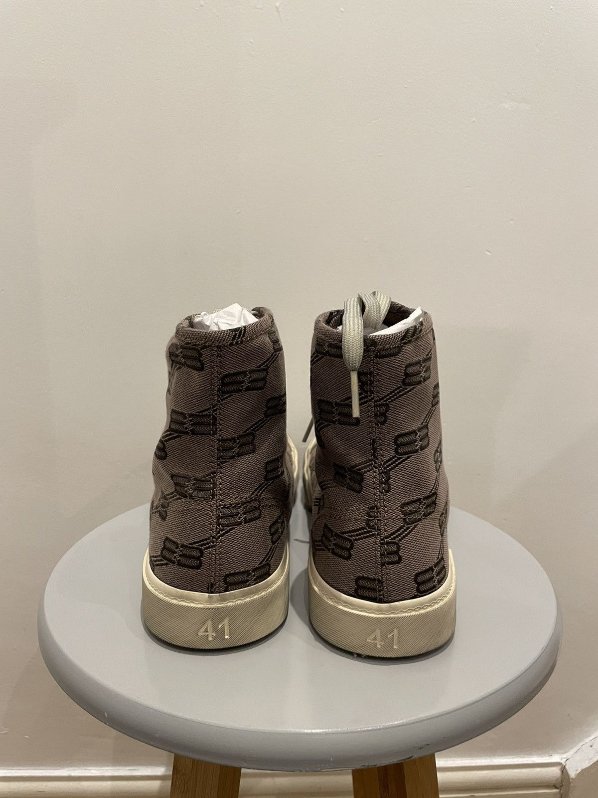 Balenciaga Balenciaga Paris High Top Sneaker Size US 8 / EU 41 - 4 Thumbnail