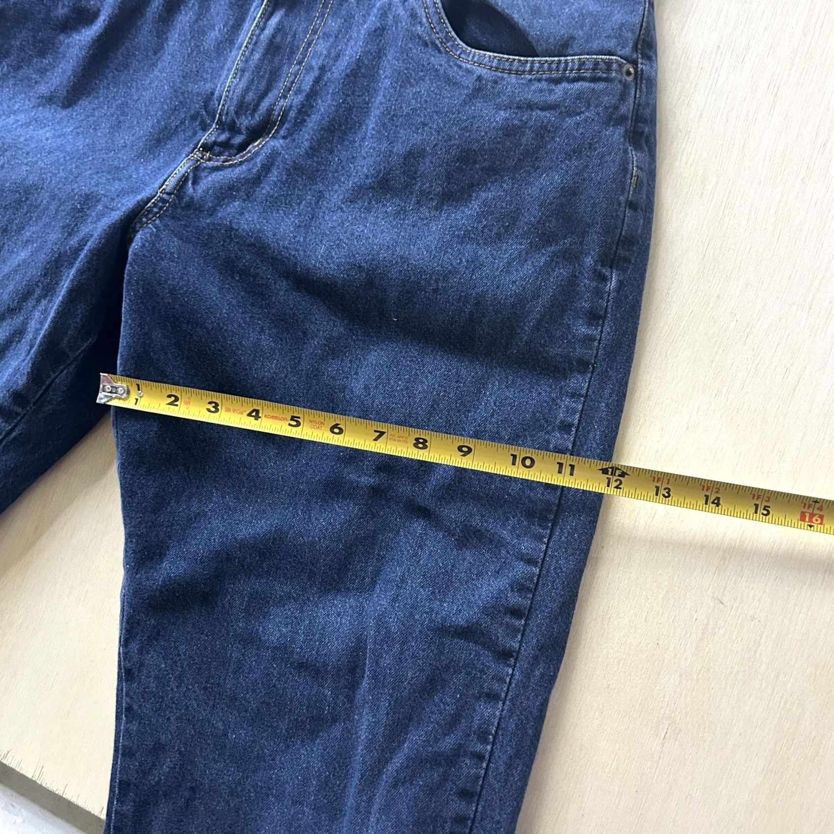 Vintage Adventuridge Jeans Mens 36x34 Blue Flannel Lined Straight Leg Denim Winter Denim Jeans Straight Mens Blue 36x34 Winter Fall 5-Pocket Mens Size US 36 / EU 52 - 7 Thumbnail