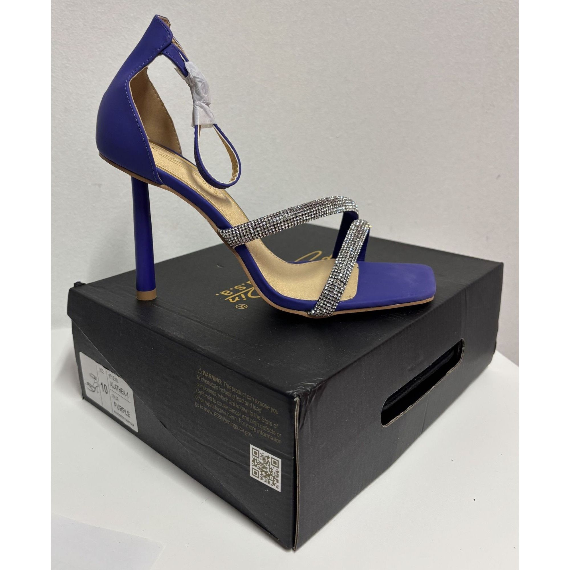 Other CATHY DIN / Alathea / Blue Purple / High Heel / Sandals With Size US 10 / IT 40 - 7 Thumbnail
