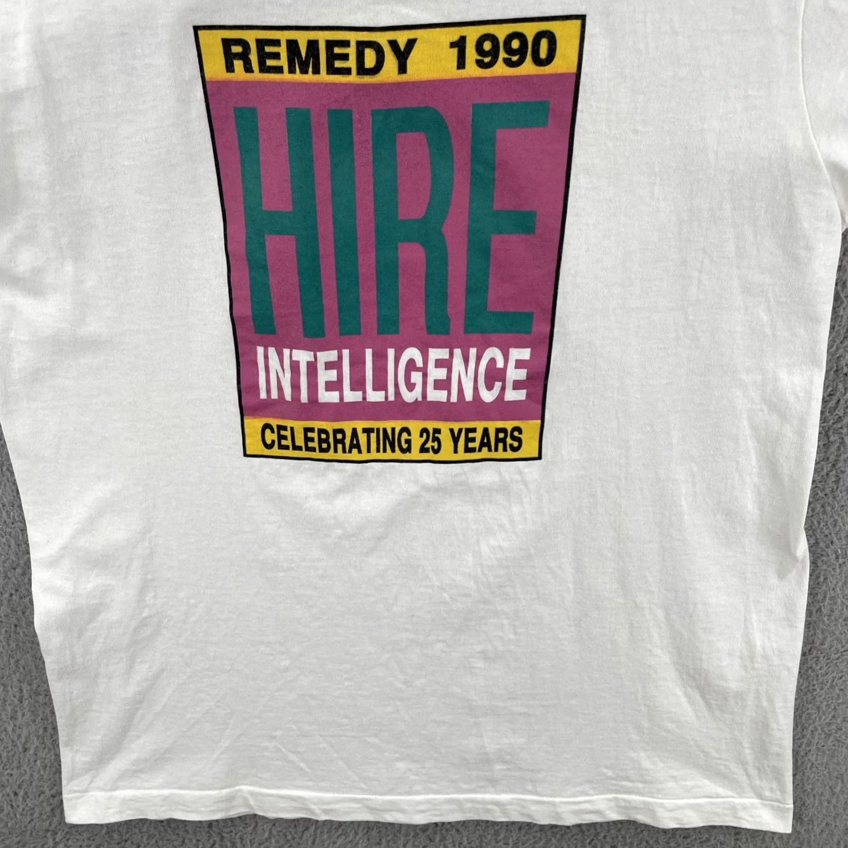 Fruit Of The Loom VINTAGE Fruit of the Loom XL Single Stitch Shirt Men White Crew Neck Short Sleeve USA 1990 Knit Comfort Easy Care Size US XL / EU 56 / 4 - 4 Thumbnail