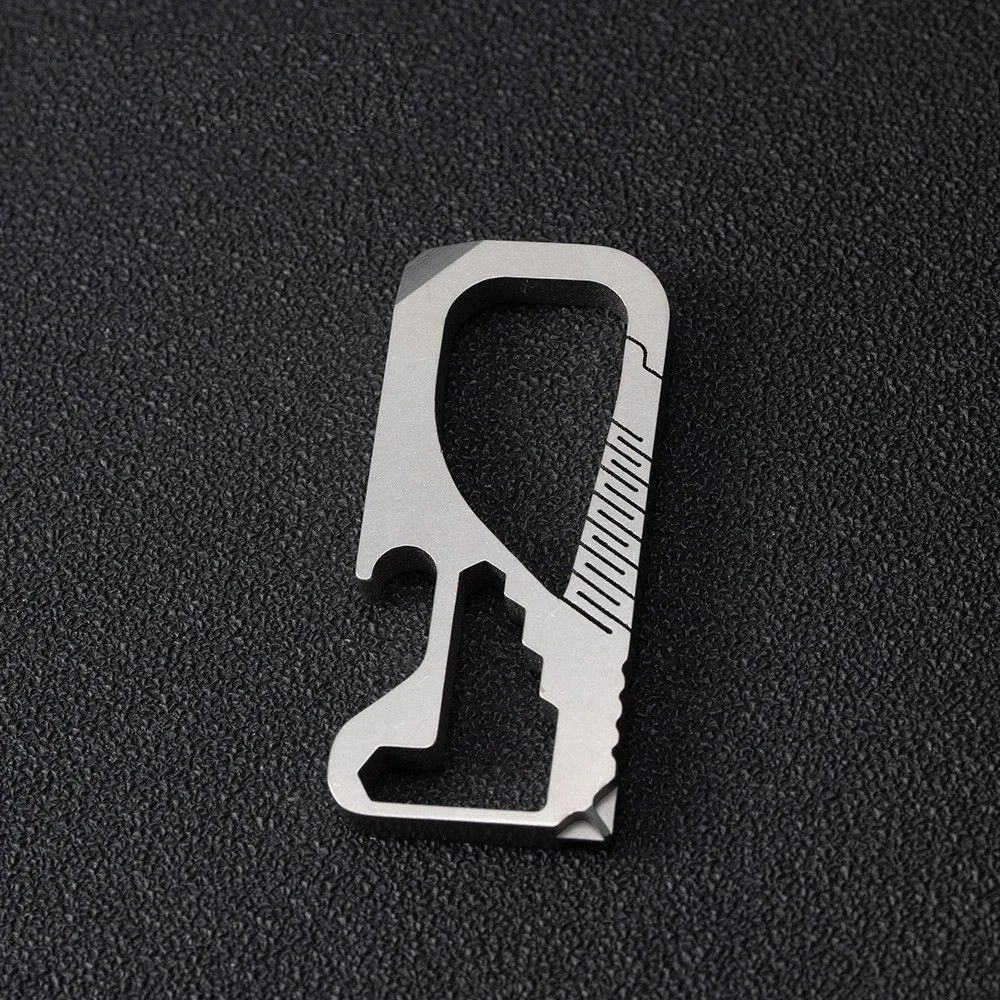 Other Titanium Waist Belt Buckle Key Ring Multi Function Keychain Size ONE SIZE - 2 Thumbnail
