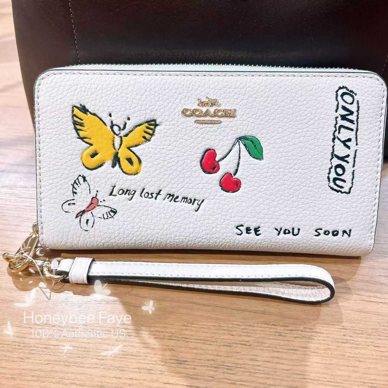 Coach Long Zip Around Wallet With Sketch Print CAX11 Size ONE SIZE - 1 Thumbnail