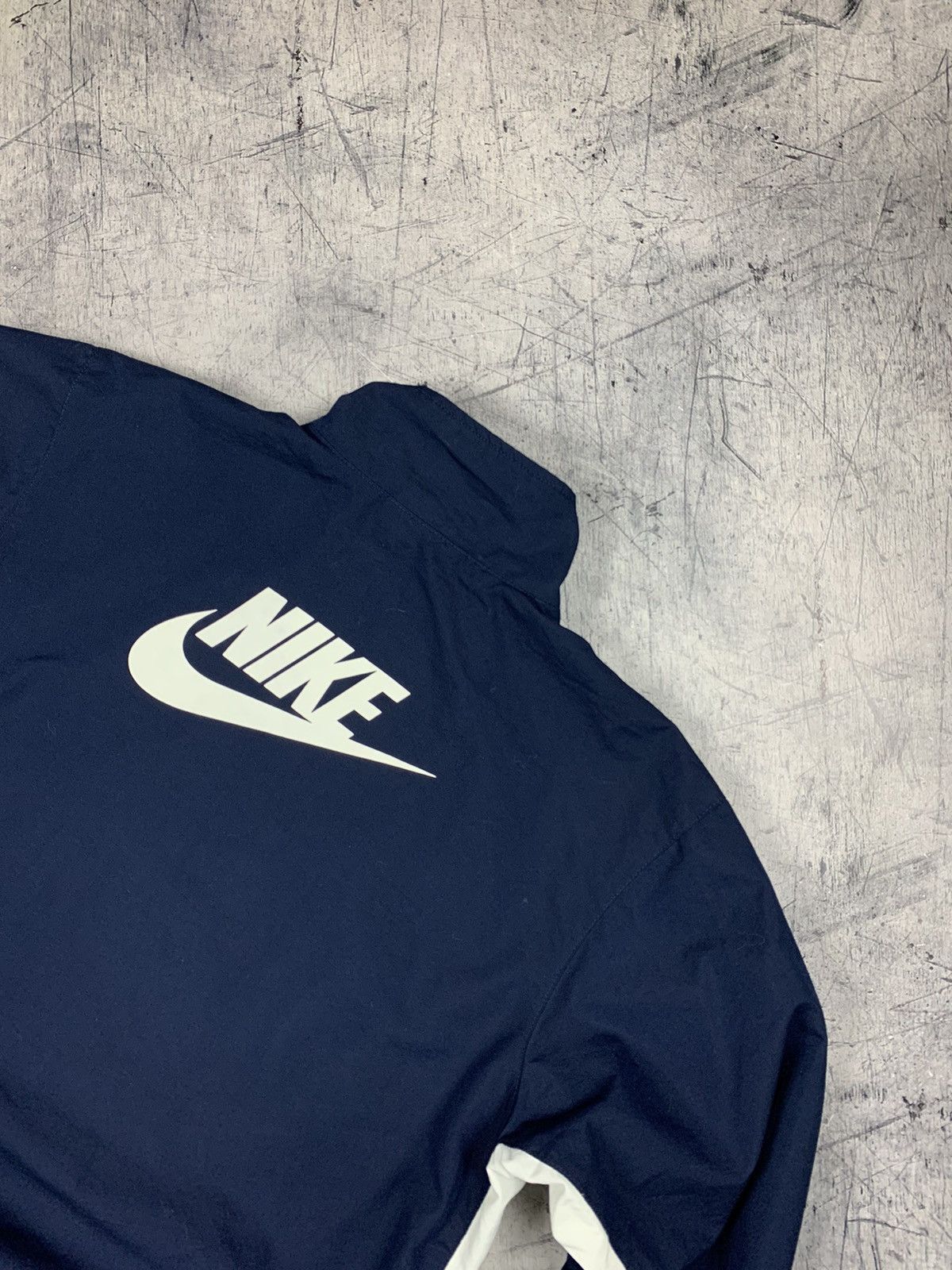 Nike Vintage Nike Big Swoosh Track Top Jacket 90s drill hype Size US S / EU 44-46 / 1 - 8 Thumbnail