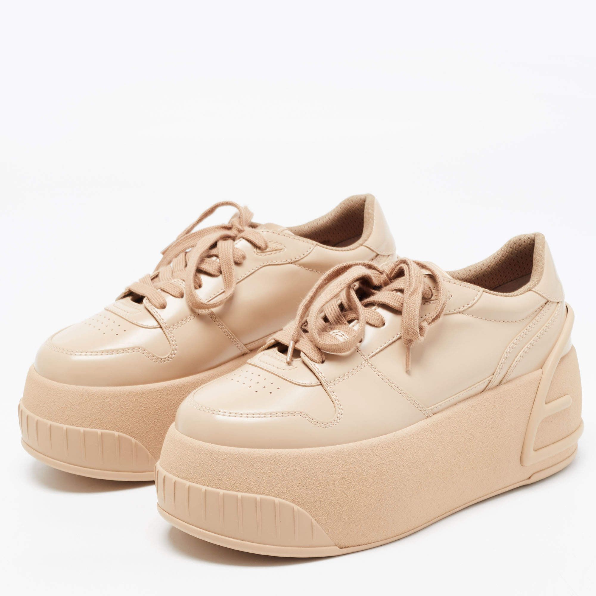 Fendi o1loc1c0824 Sneaker in Cream Size US 10 / IT 40 - 2 Thumbnail