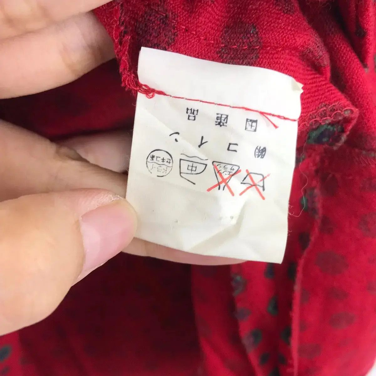 Vintage LEILIAN Japanese Brand Polca Dot Design Red Wool Blazer Coat Size US M / EU 48-50 / 2 - 6 Thumbnail
