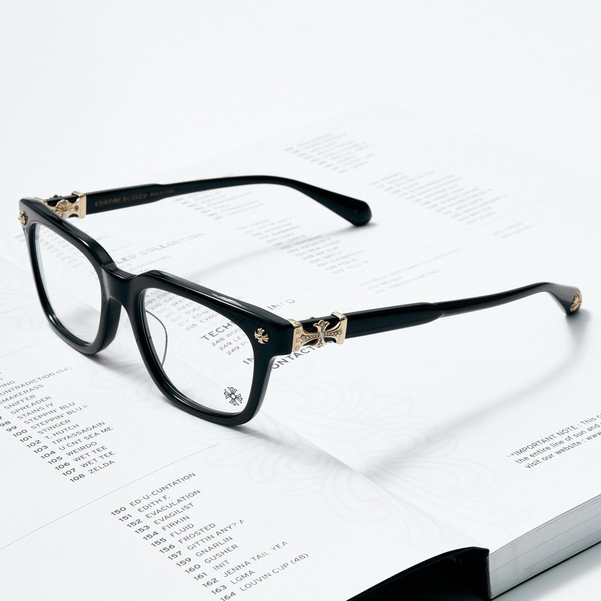 Chrome Hearts CHROME HEARTS COX UCKER BLACK - 18KGP DIAMOND 💎 GLASSES Size ONE SIZE - 2 Thumbnail