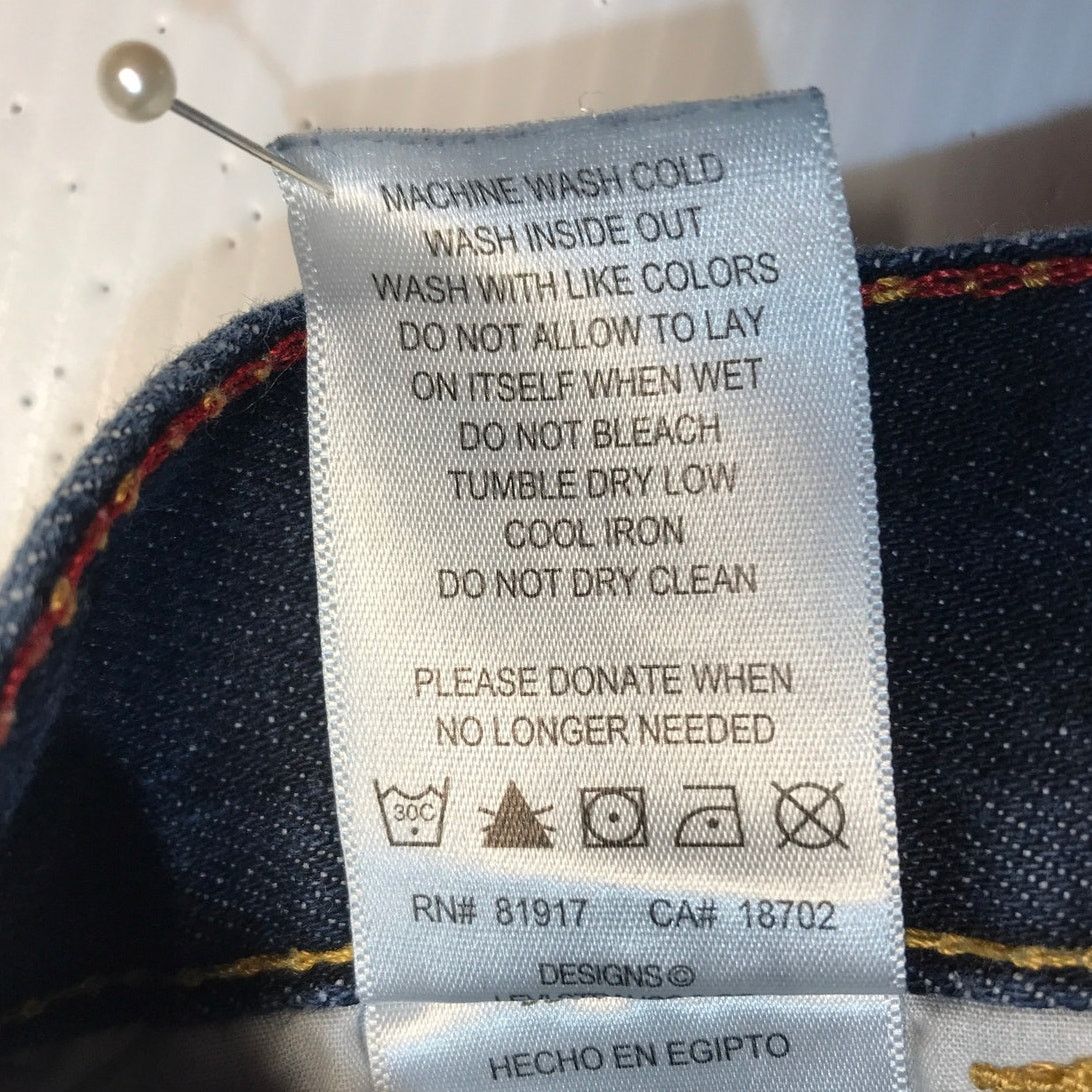 Levi's Levi Strauss & Co Dark Blue Wash Denim Shorts Boys 20 Reg Size 30" / US 8 / IT 44 - 5 Thumbnail