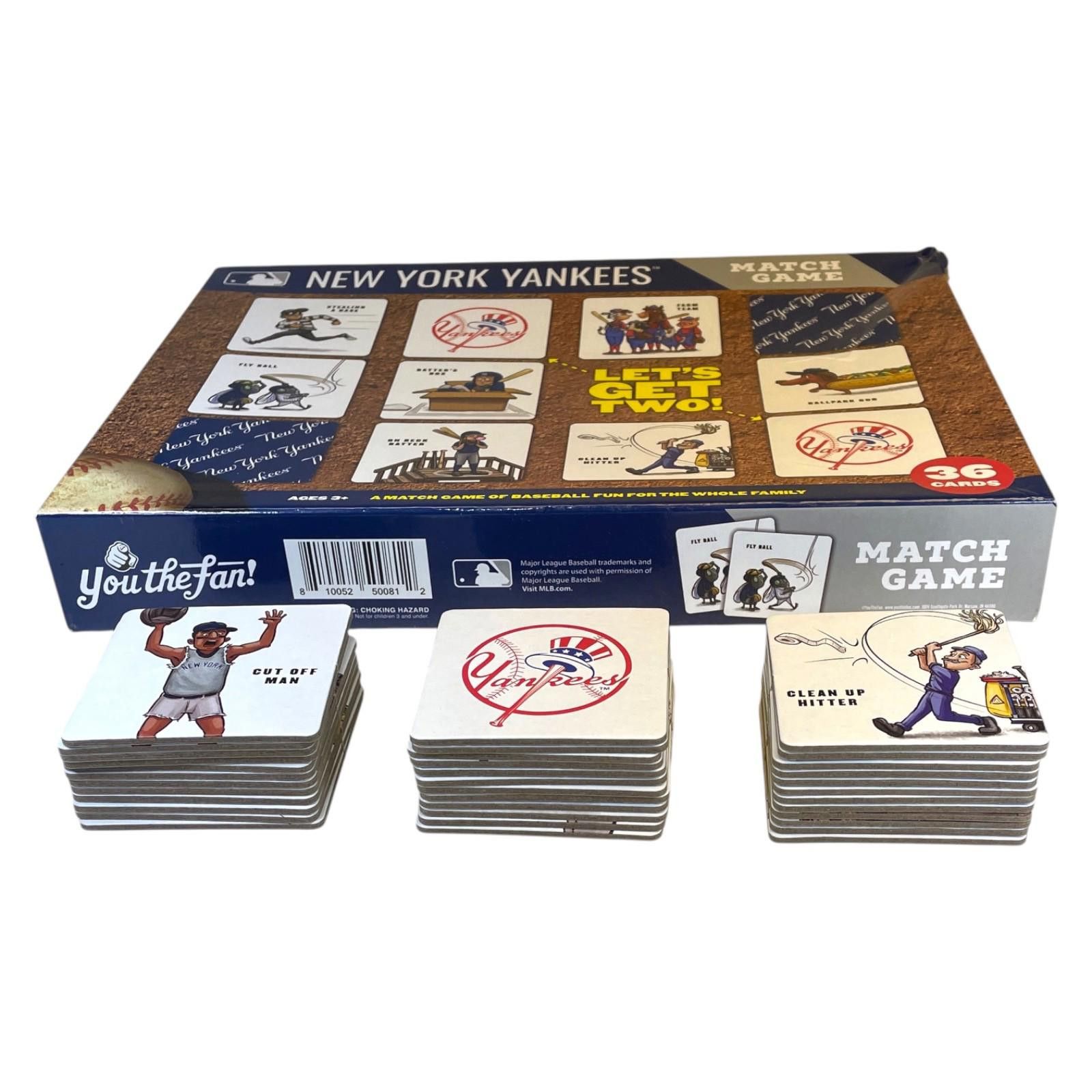 Other New York Yankees MLB Match Game Memory Card Set Complete Size ONE SIZE - 4 Thumbnail