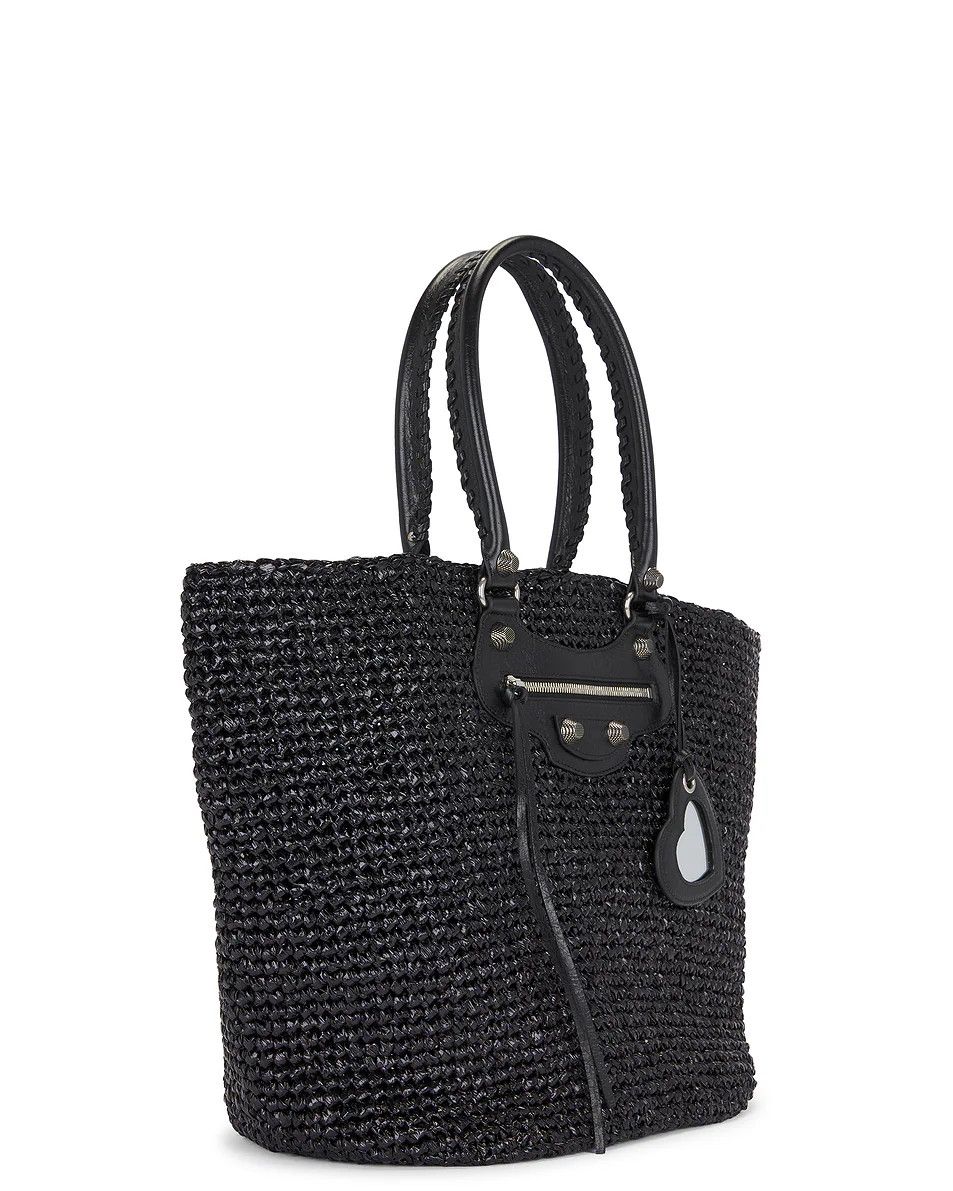 Balenciaga o1bcso1str0825 Size: OS / Le Cagole Large Panier Bag Black Size ONE SIZE - 4 Thumbnail