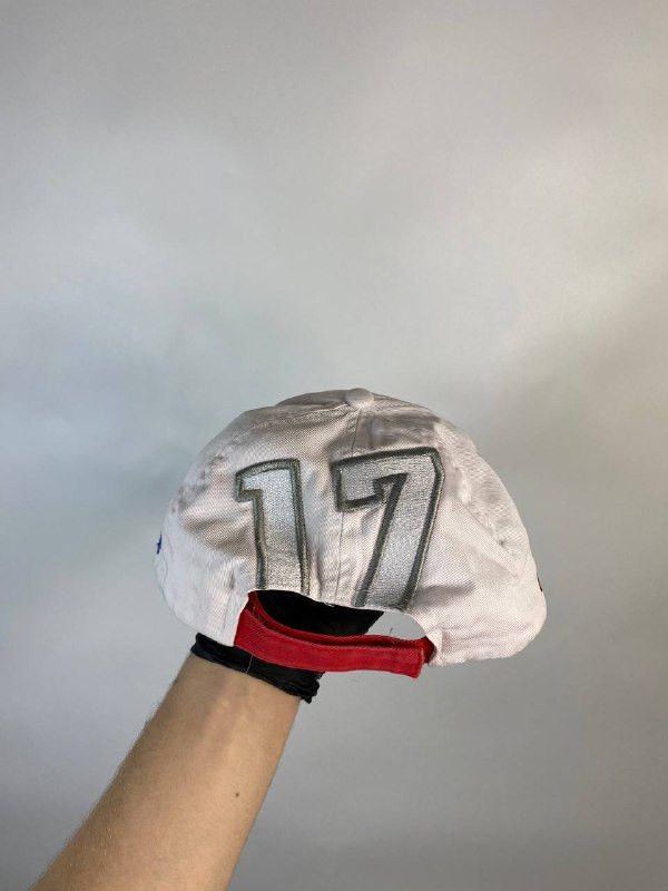 Vintage PANASONIC TOYOTA RACING #17 White Baseball Cap Size ONE SIZE - 4 Thumbnail