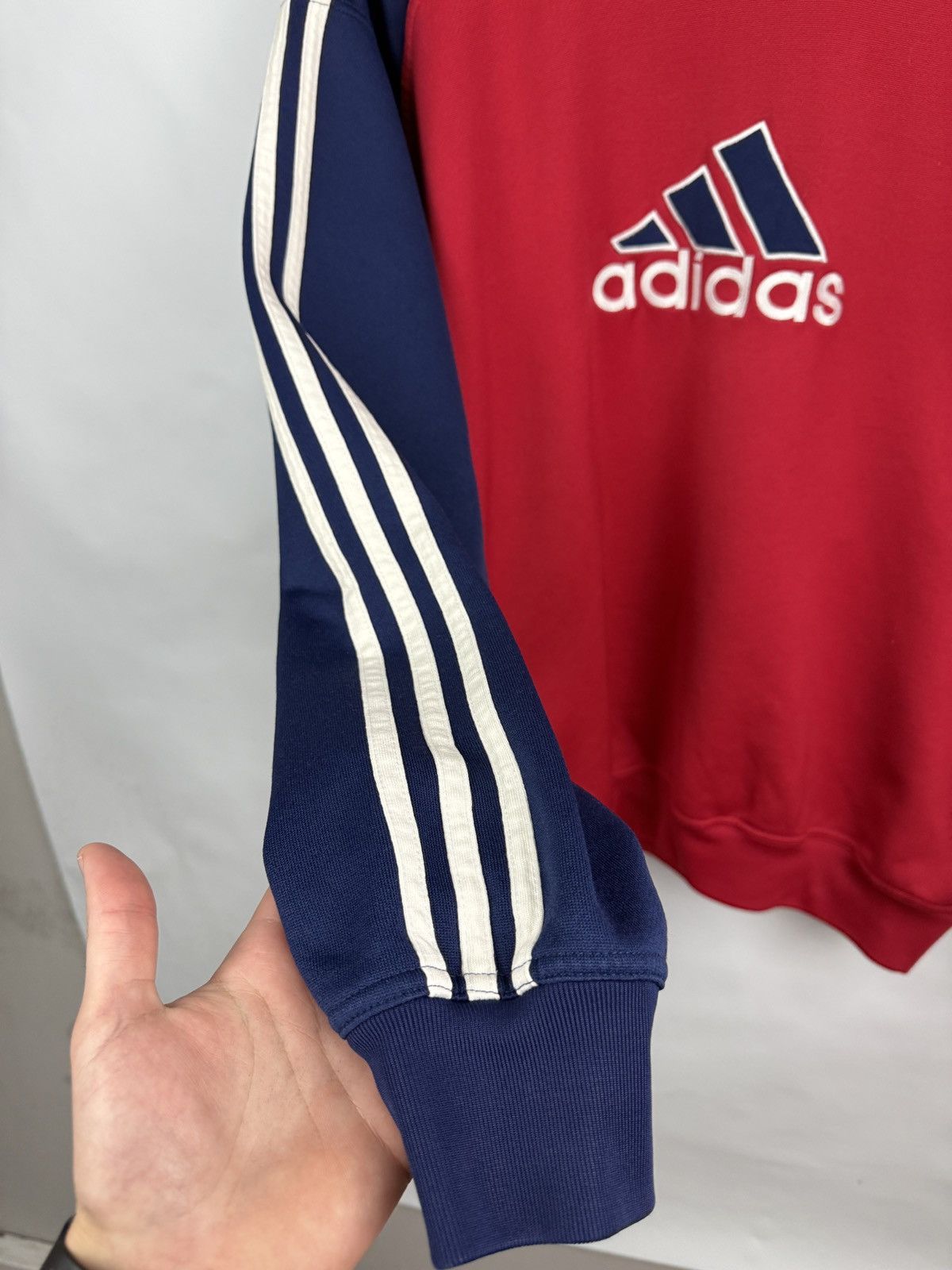 Adidas 🇩🇪 Vintage 80s Adidas Retro Sweatshirt Rare Y2K Bundeswehr Size US M / EU 48-50 / 2 - 4 Thumbnail